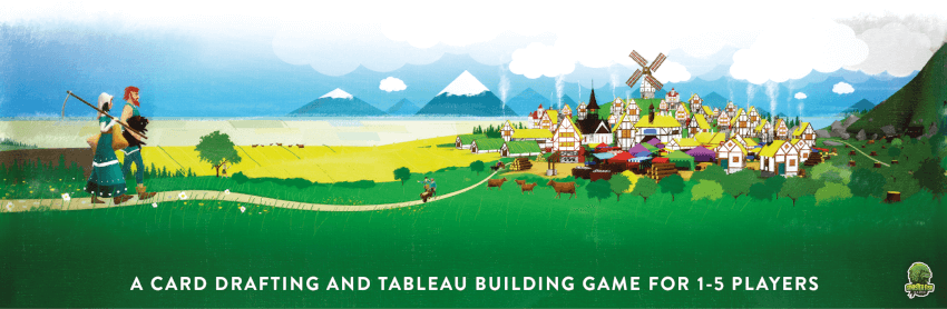 A card drafting and tableau building game for 1-5 players